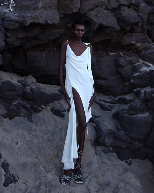 SEULE midi dress vanilla