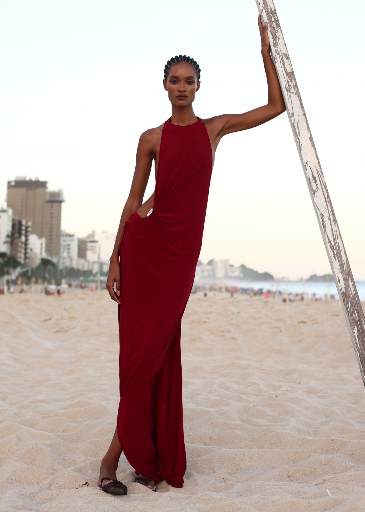 CALAMORA Blood Red Dress