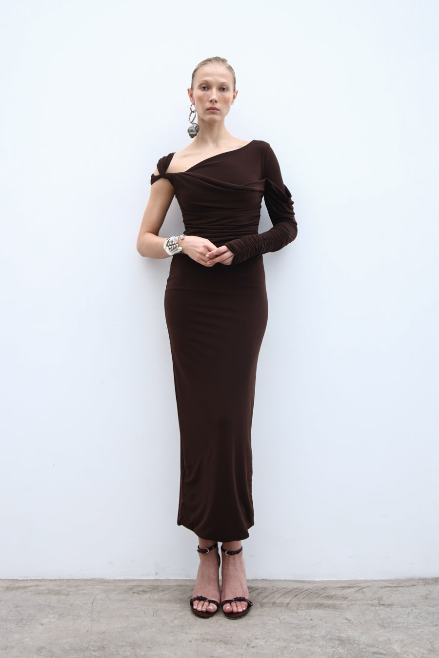Fitted Knit Dress BOA wetland