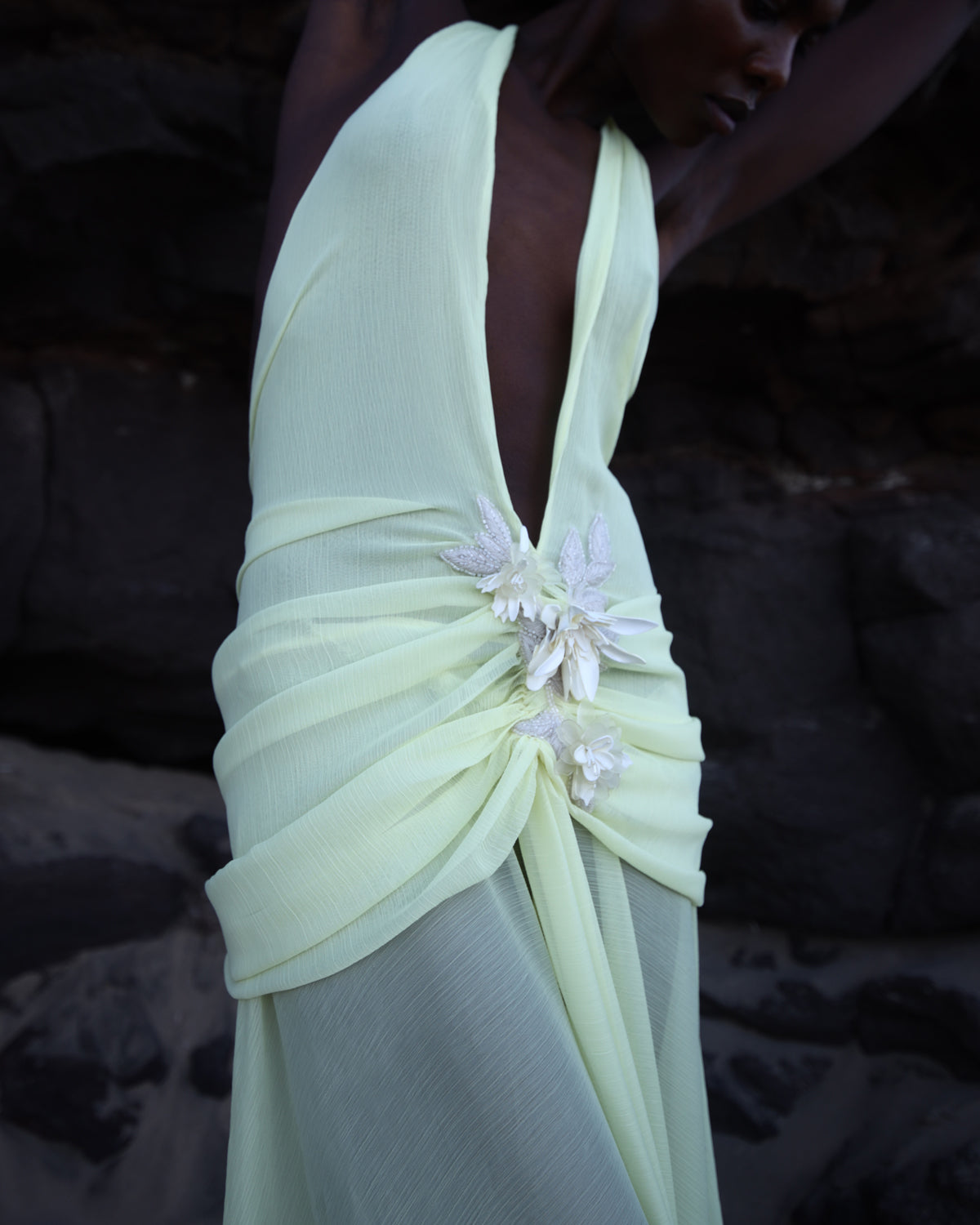 THALASSA maxi dress Sunligth