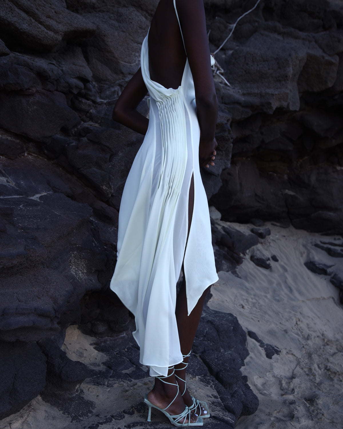 SEULE midi dress vanilla