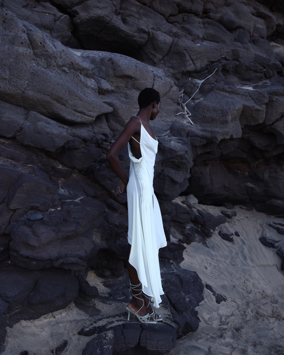 SEULE midi dress vanilla