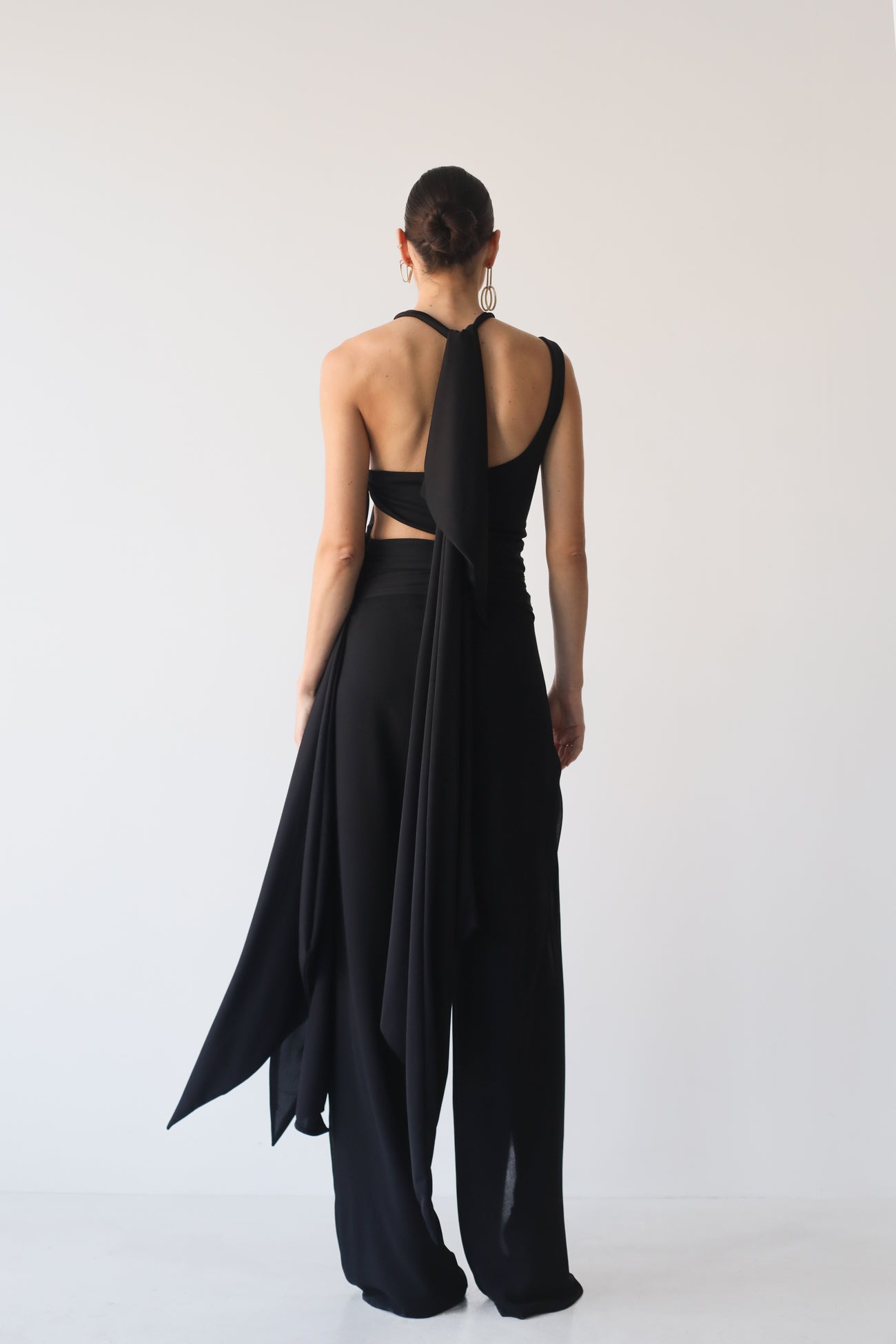 Gathered top ASTRA black
