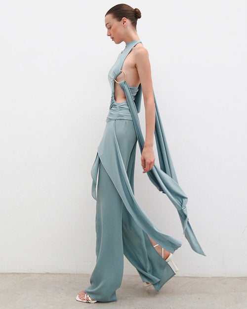 ASTRA Gathered Top Island Blue