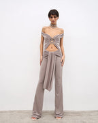 BARAKAH Warm Grey Jumpsuit