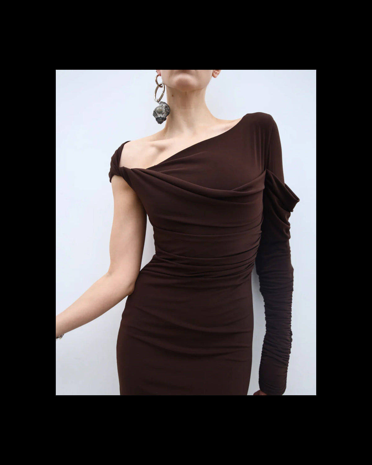 BOA Dress Dark Choco