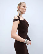 BOA Dress Dark Choco