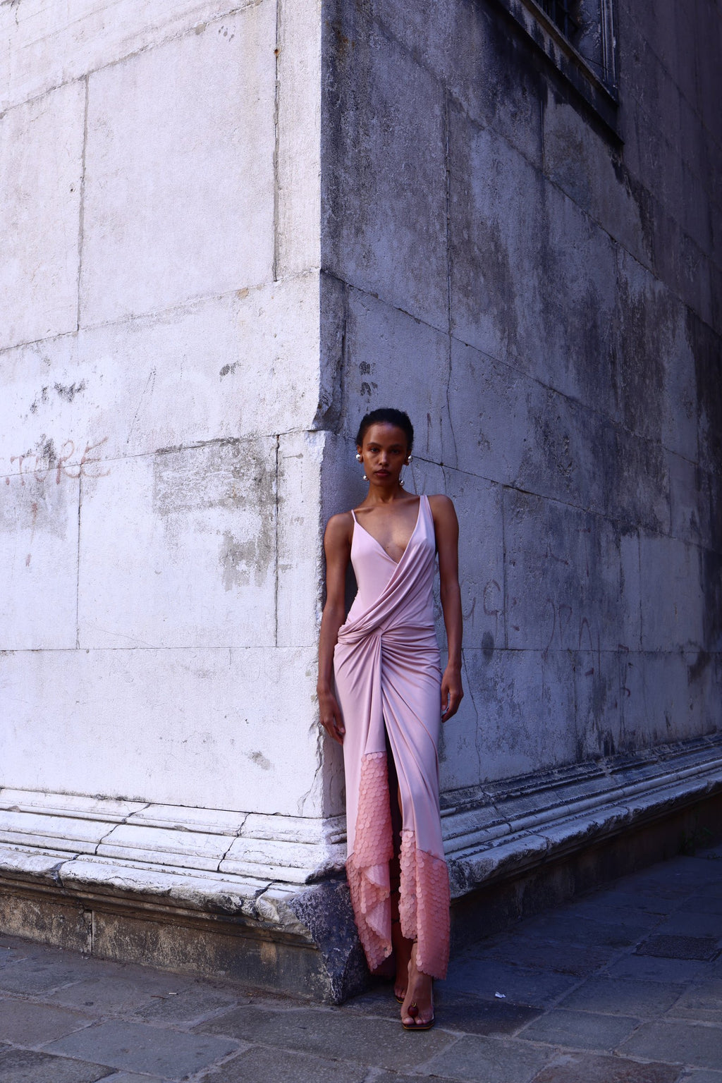 KOLPOS dress by BOCHEVA, front, Venice
