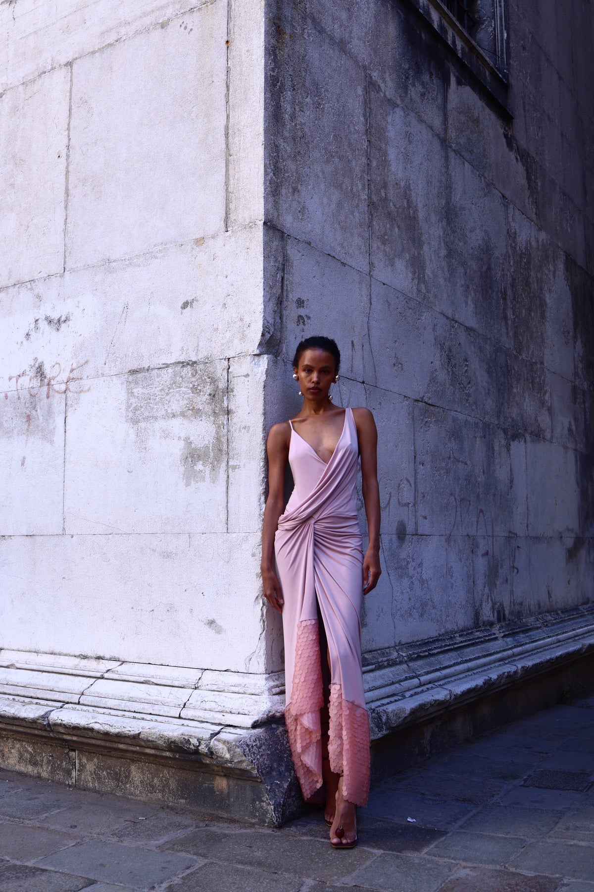 KOLPOS dress by BOCHEVA, front, Venice