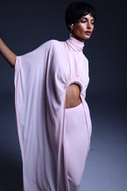 NEL VENTO set by BOCHEVA, wooden crescent neckline detail