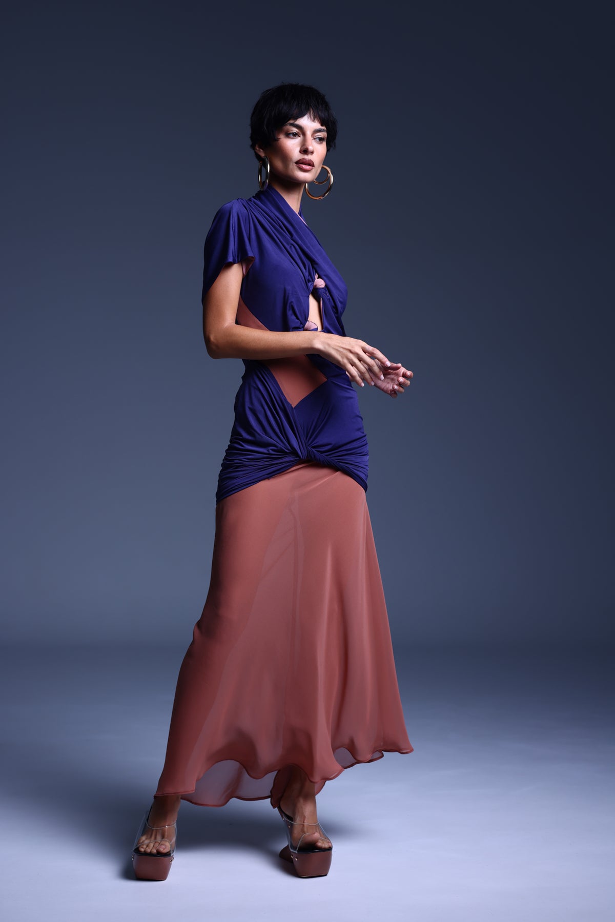 NON FINITO dress by BOCHEVA, full look
