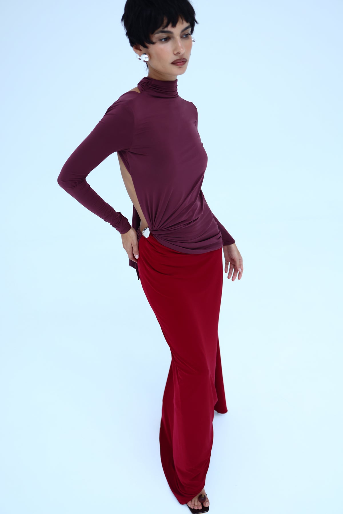 PIEGA TESA dress by BOCHEVA, side view
