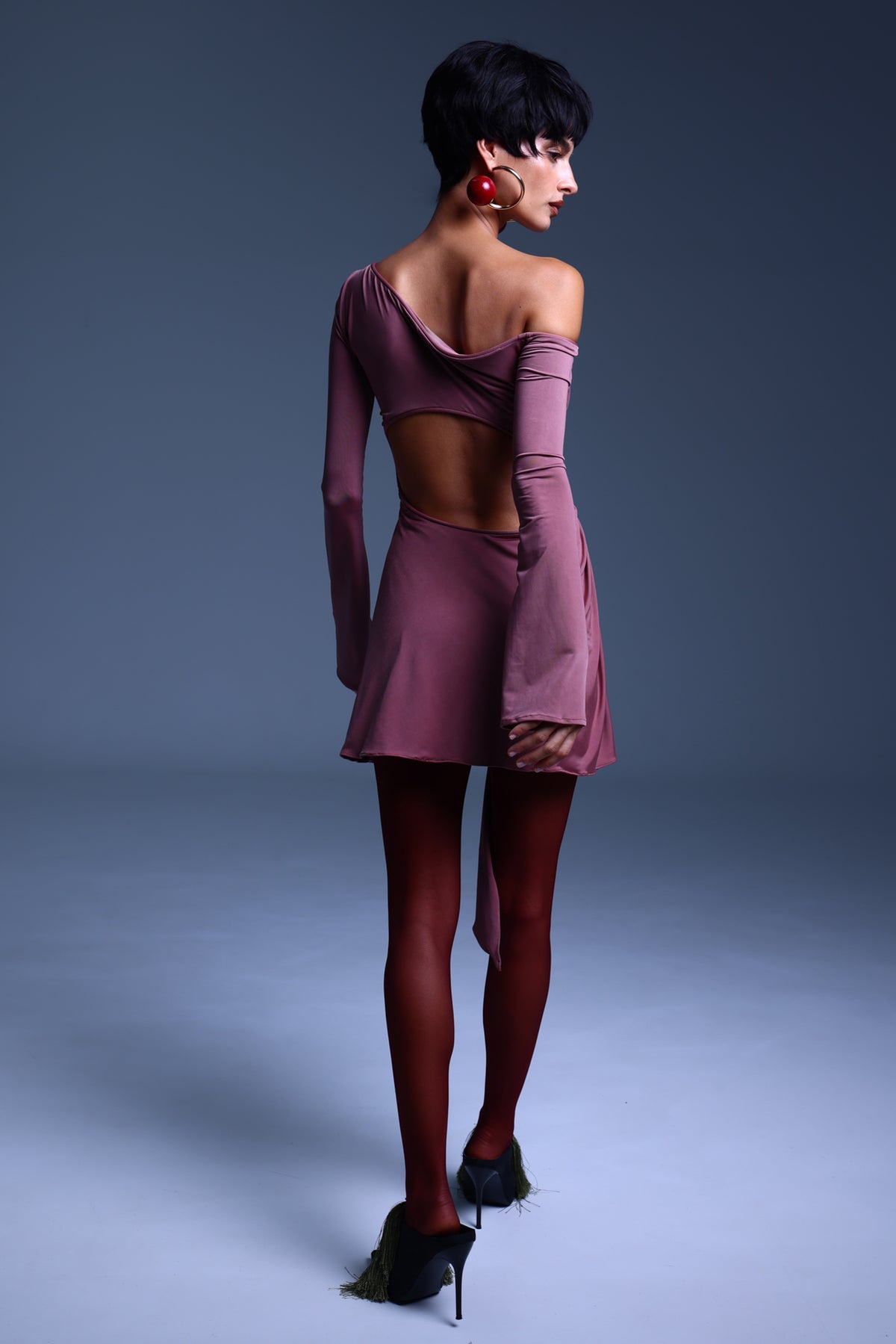 SEDUTA mini dress by BOCHEVA, back view
