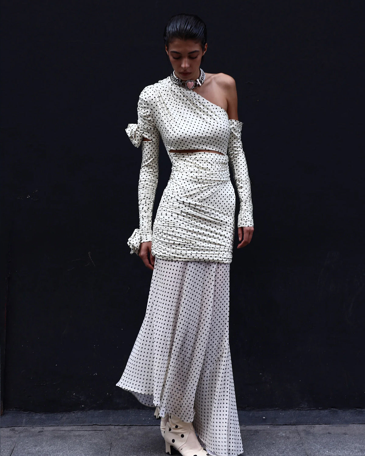 MADREMONTE Dress Polka Dots