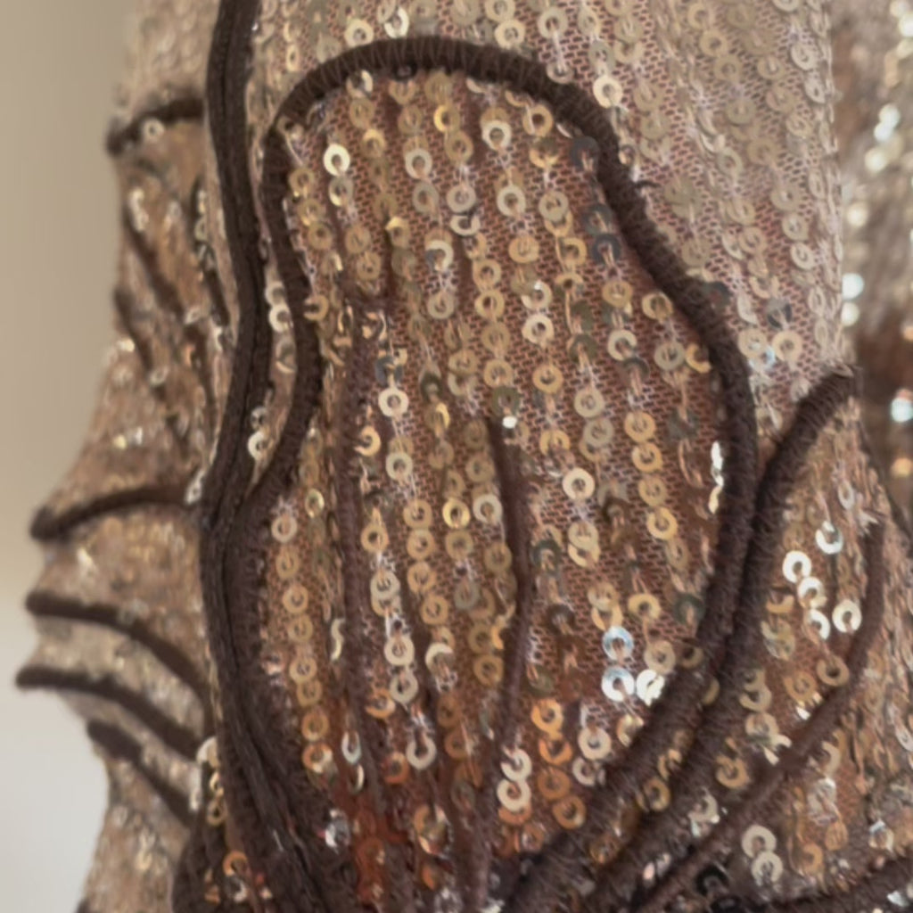 DEVIKA Dress Floral Sequin